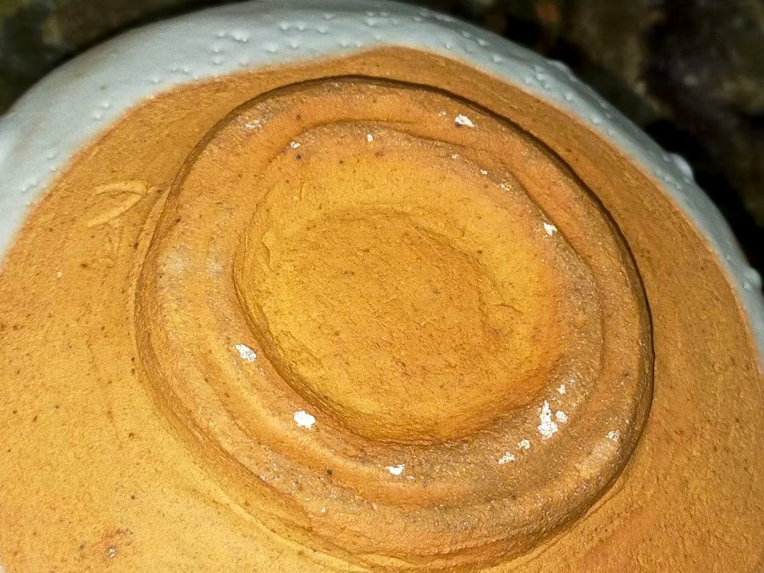 ♥美濃焼♥　志野　茶碗　在銘　茶道具　骨董　古玩