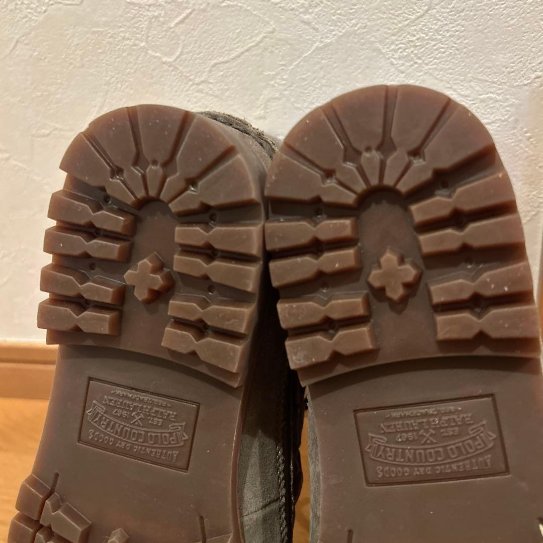 未使用　タグ付き　POLO RALPH LAUREN レザー ブーツ