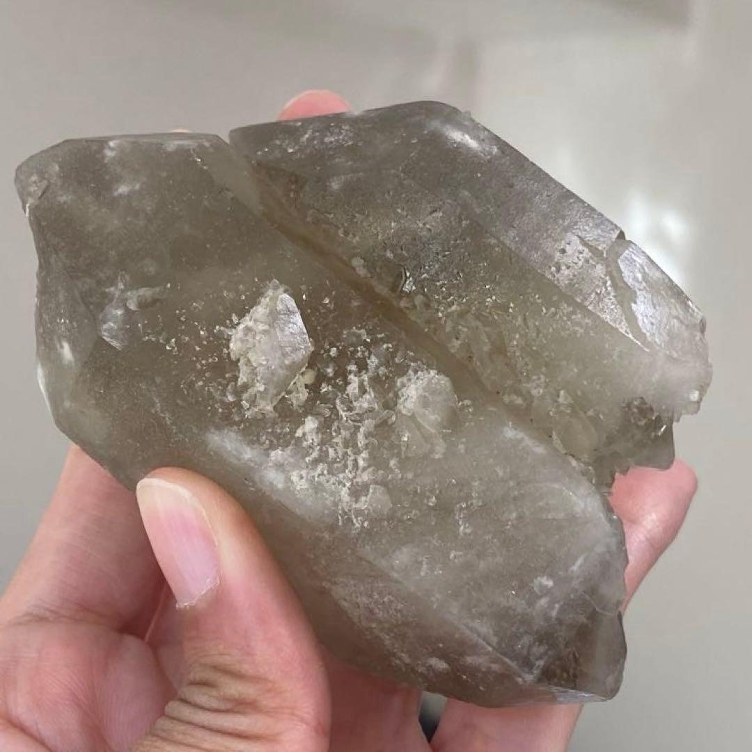 ゼウス スモーキー シトリン 原石 ダブルポイント 天然石 パワーストーン