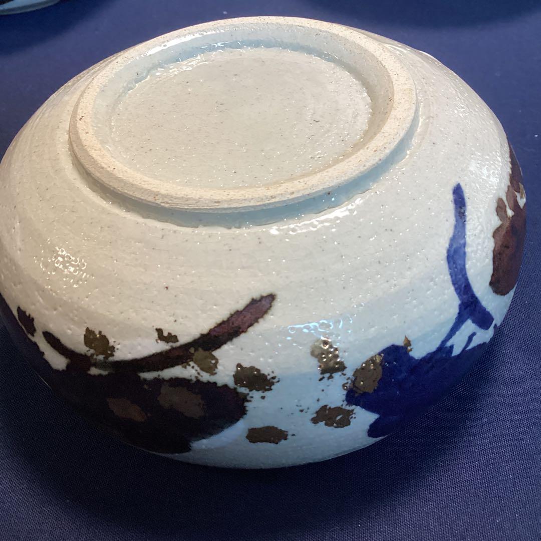 乾山写松絵金箔ちらし蓋物10客　　新品未使用