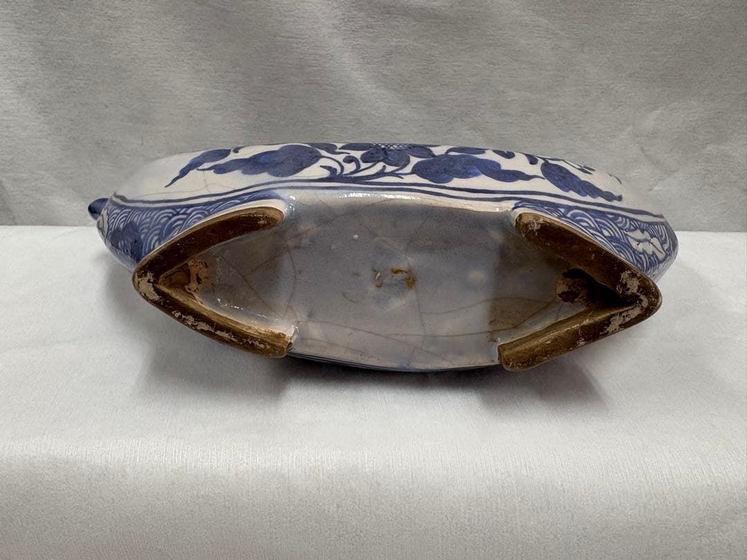 青花　水指　水器　古美術　水注　花瓶　文房具