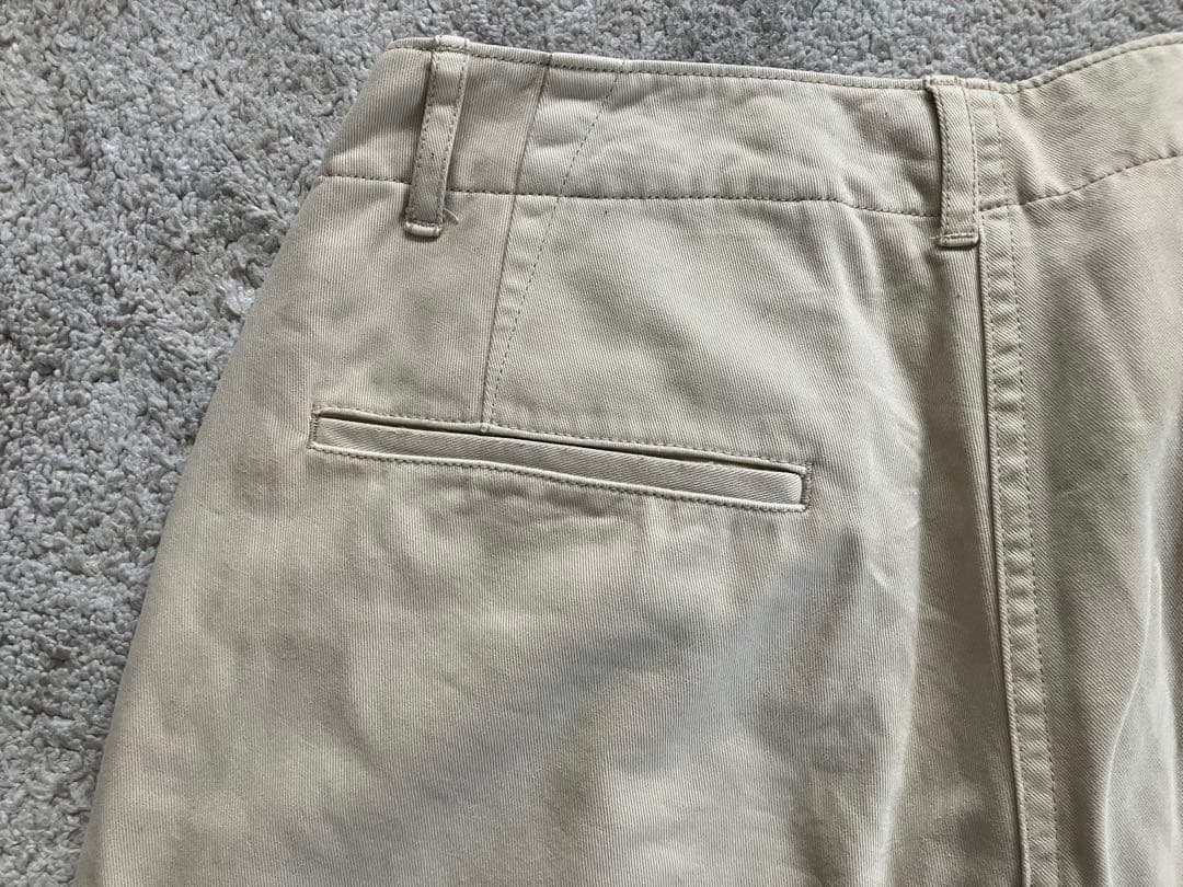 スピックアンドスパン　Higuchi×S チノワイドパンツ(サイン入り)