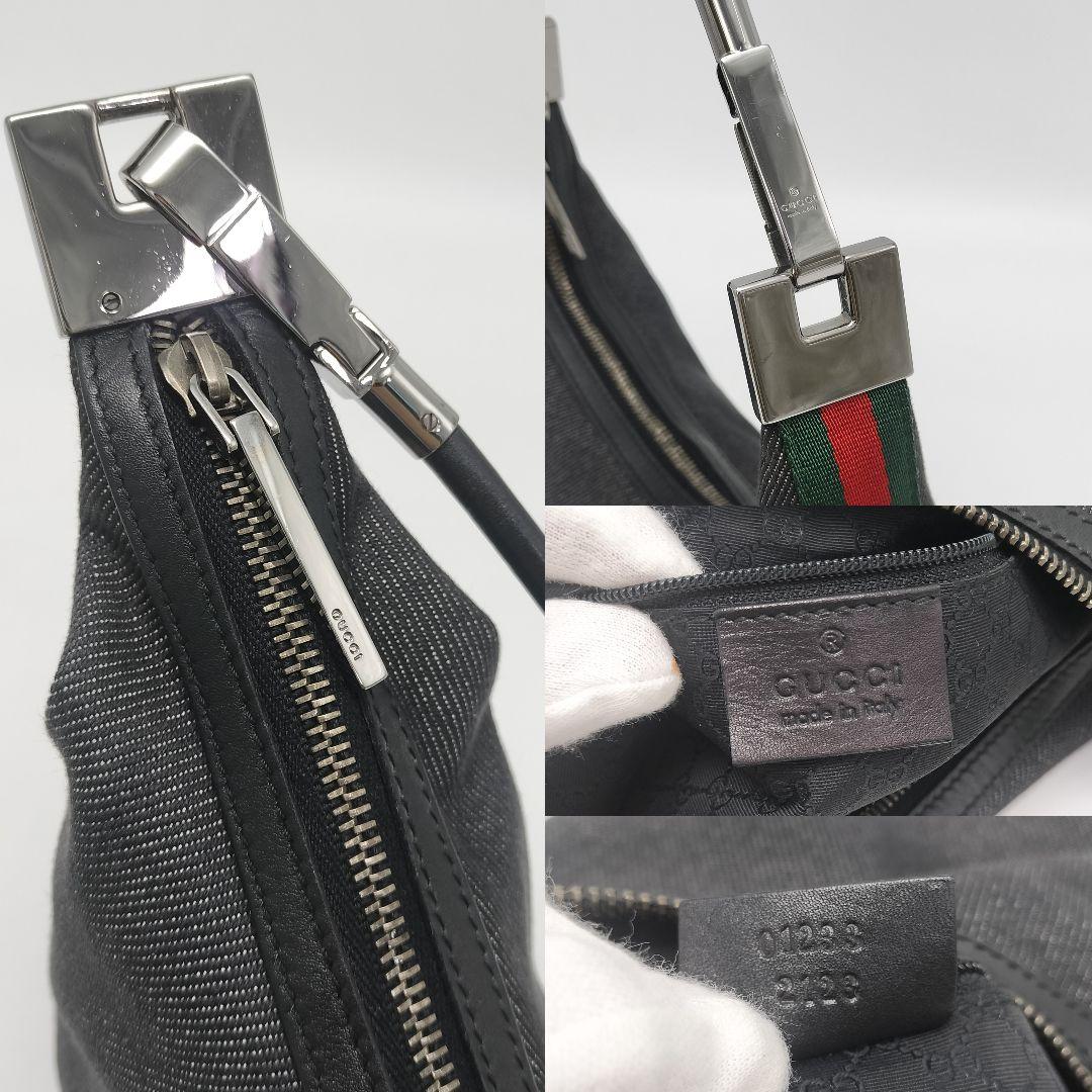 極美品✨グッチ　ショルダーバッグ　デニム　シェリーライン