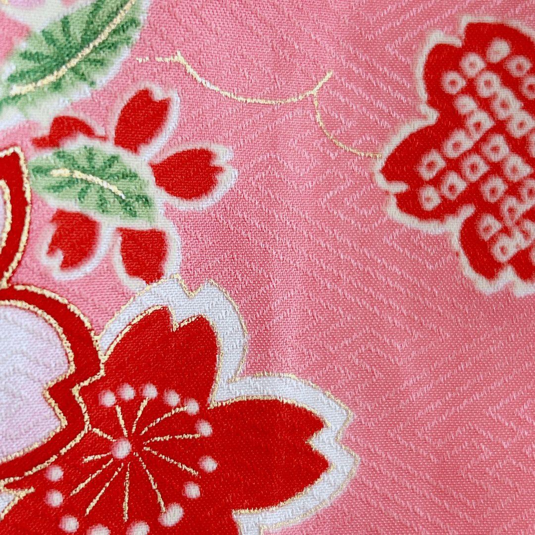 フルセット新品未使用　箱入り　七五三3歳　被布＆長着＆長襦袢＆小物　ピンク白