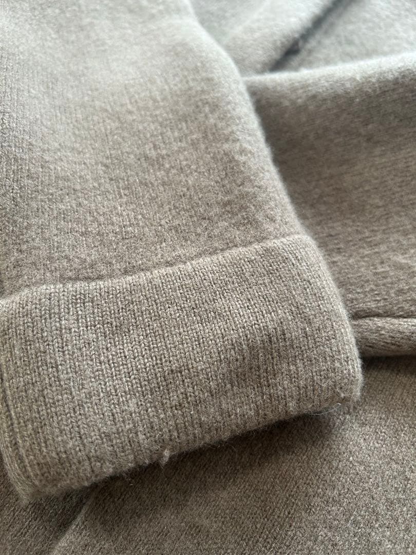 スローブイエナ　ダブルフェイスニットブルゾン