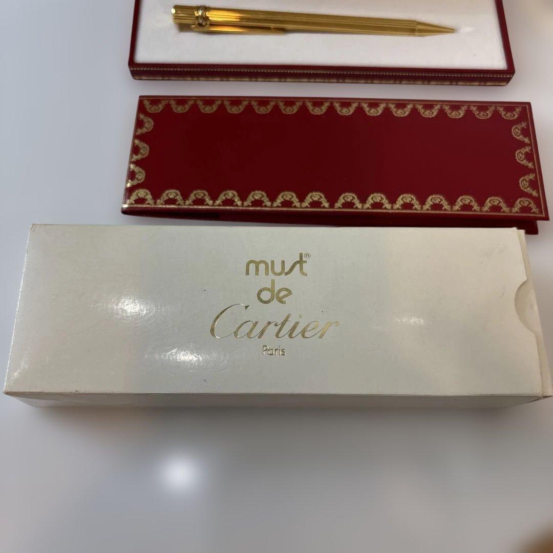 匿名発送　Cartier カルティエ トリニティ ツイスト式ボールペン ゴールド
