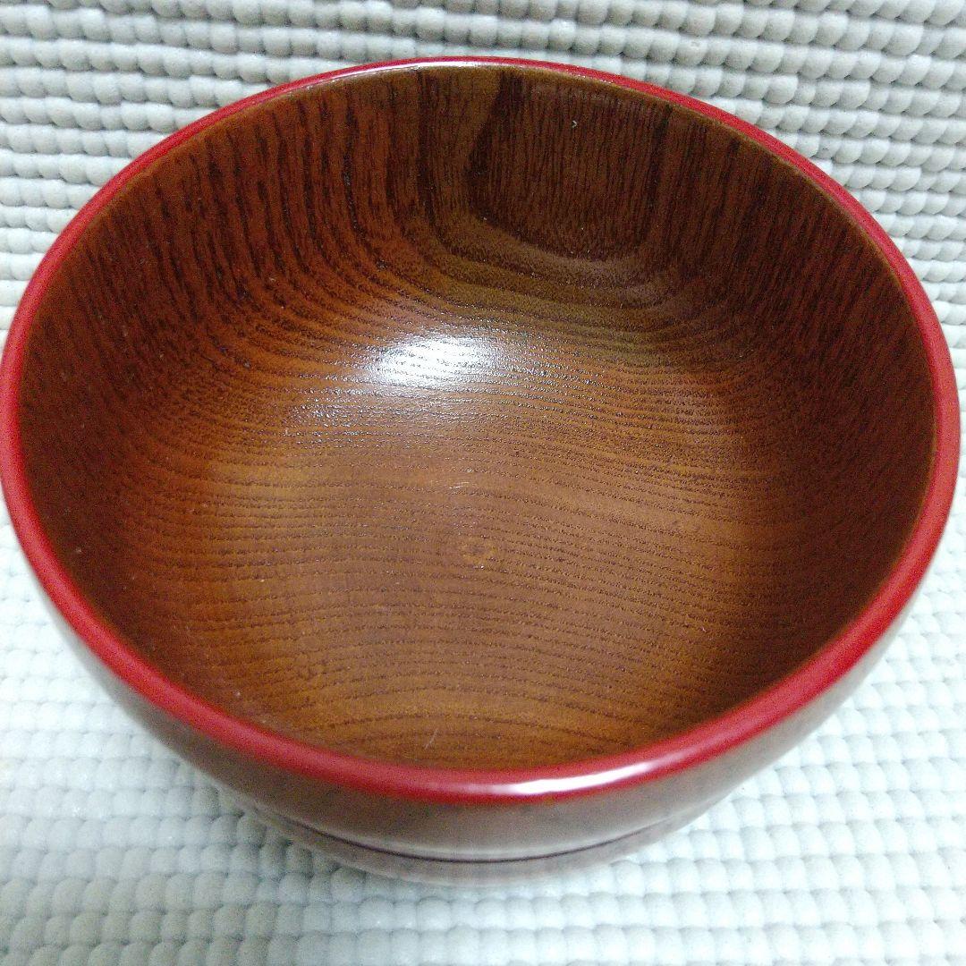 手に馴染む♪ひさご型の 特選 汁椀揃 うるし塗装 5客