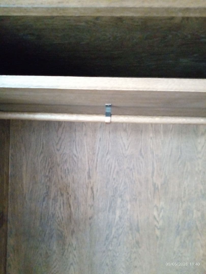 ワードローブ 昭和レトロ アンティーク　ナラ無垢 洋服箪笥