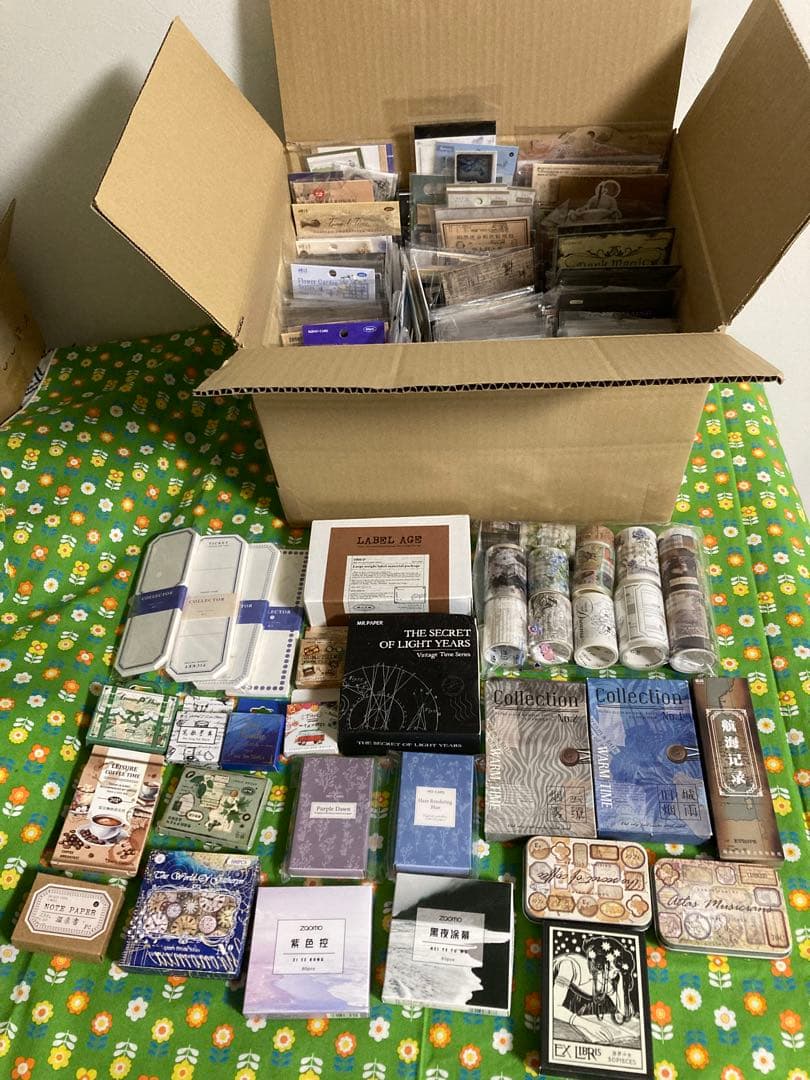 ヴィンテージ コラージュ素材 紙もの詰め合わせセット