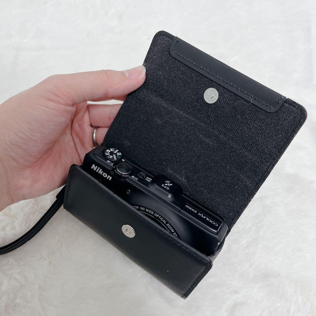 美品 Nikon COOLPIX S9300 コンデジ 付属品完備＋専用ケース付