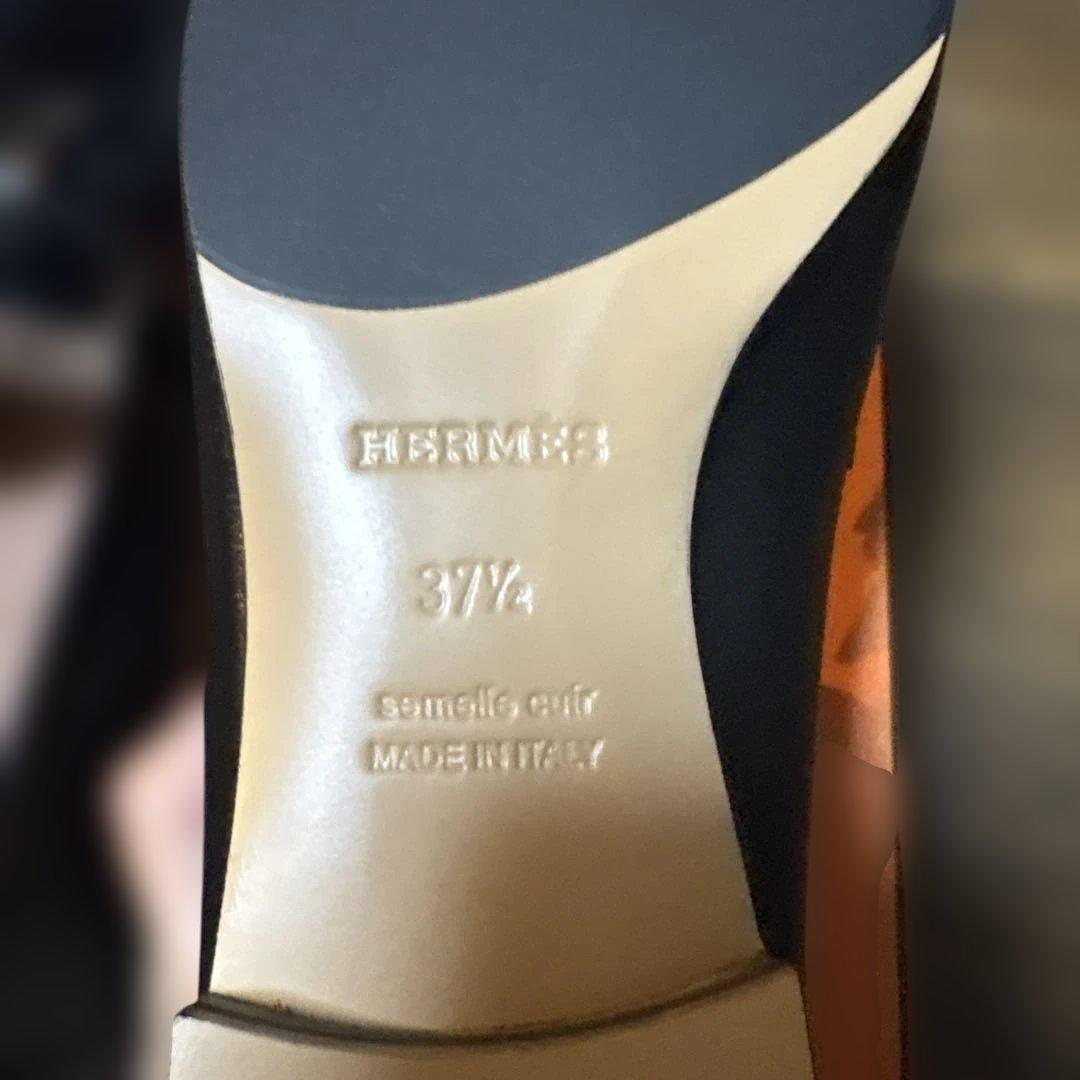 新品未使用　エルメス　モカシン　パリ　37.5 24.5センチ