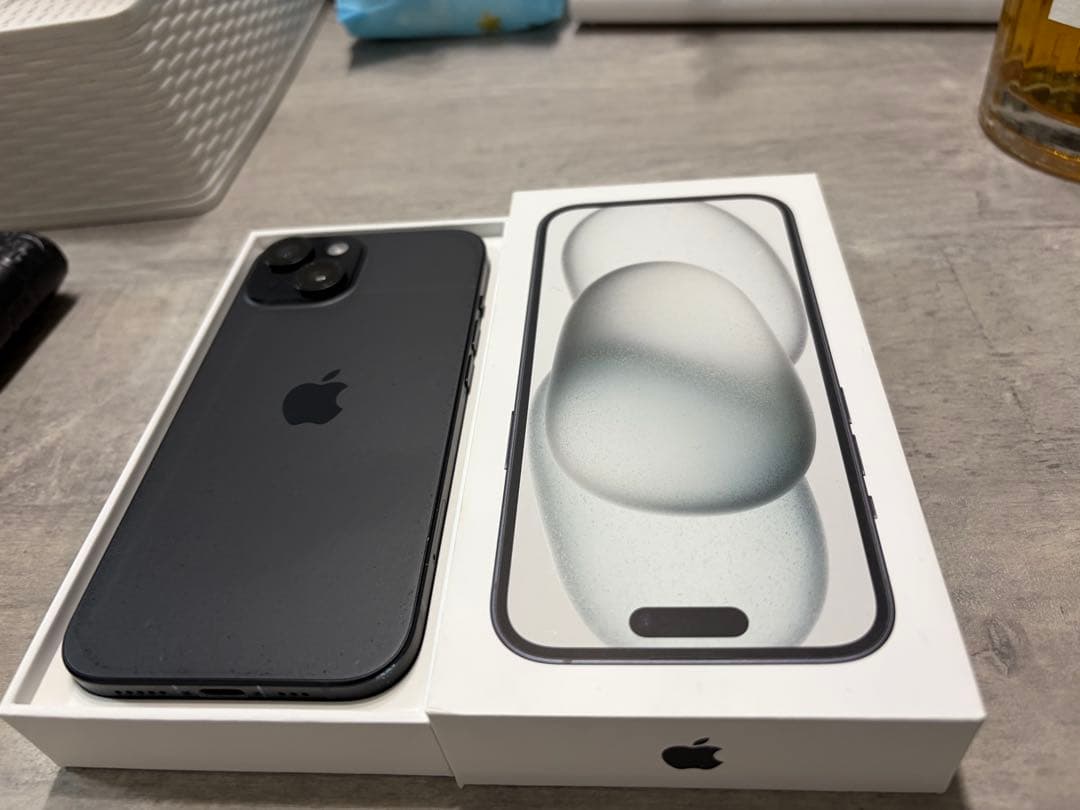 iphone15 128gb ブラック