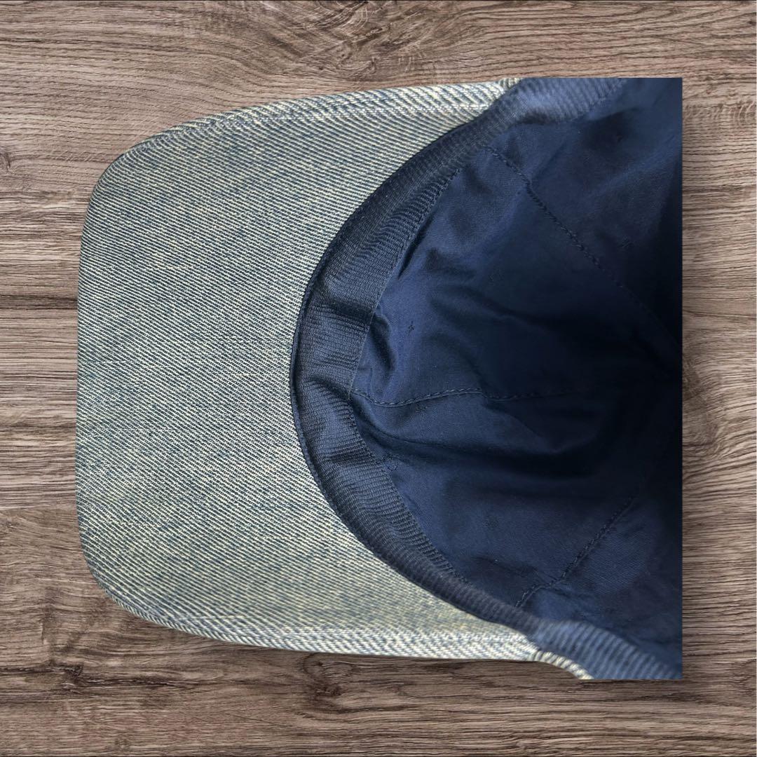 【美品】ルイヴィトン モノグラム デニム キャップ M7156L イタリア製