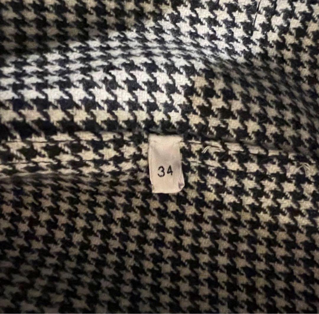 セリーヌ　クロディーヌ　ジャケット　トリオンフボタン　ラムスキン　レザー