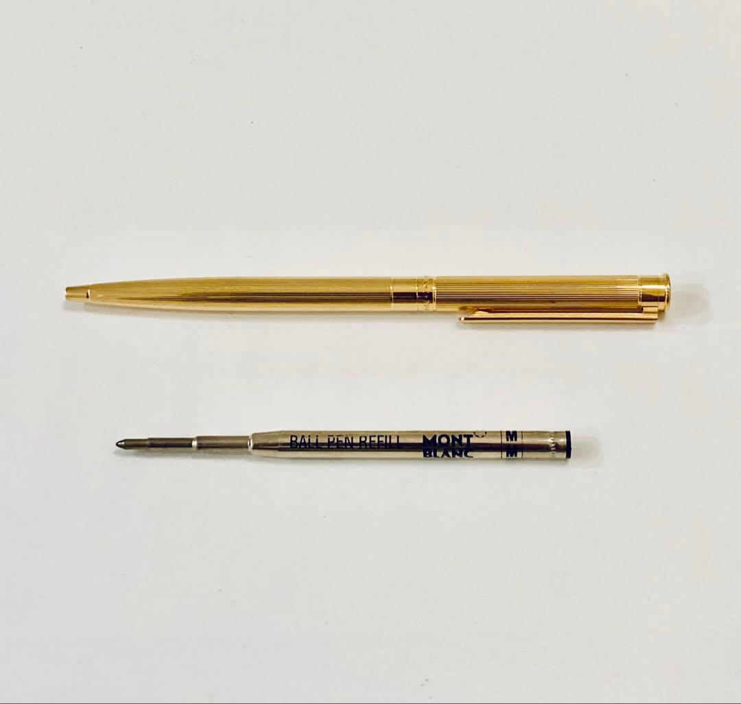 超美品◆モンブラン高級ボールペン ノブレスオブリージュ MONTBLANC金張り
