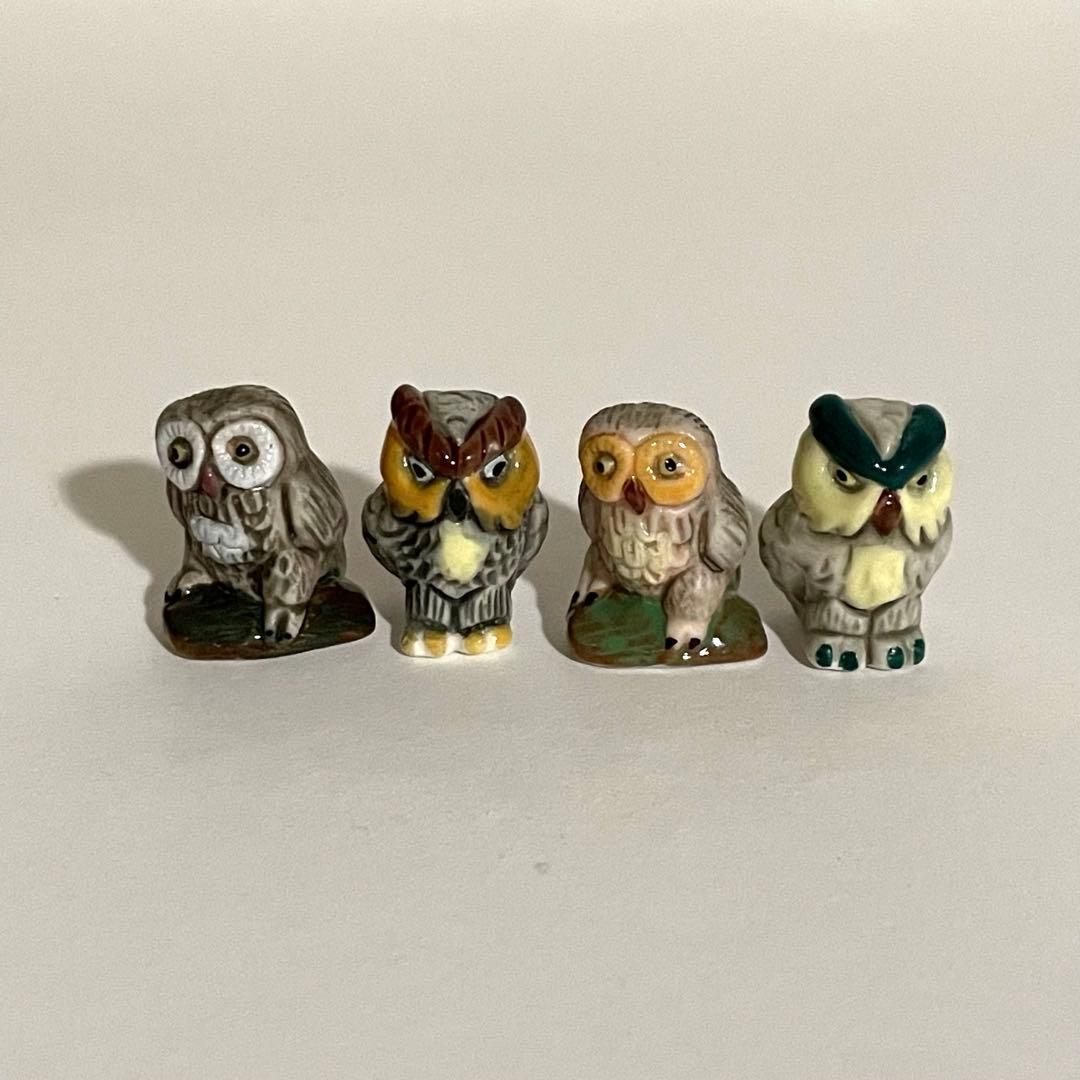 フランスの小さな村　希少品　美品　フェーブ　ヴィンテージ　フクロウとおまとめ