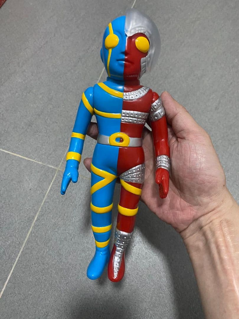 人造人間キカイダー ソフビ 黄色の目 25cm ヘッダーと台紙あり