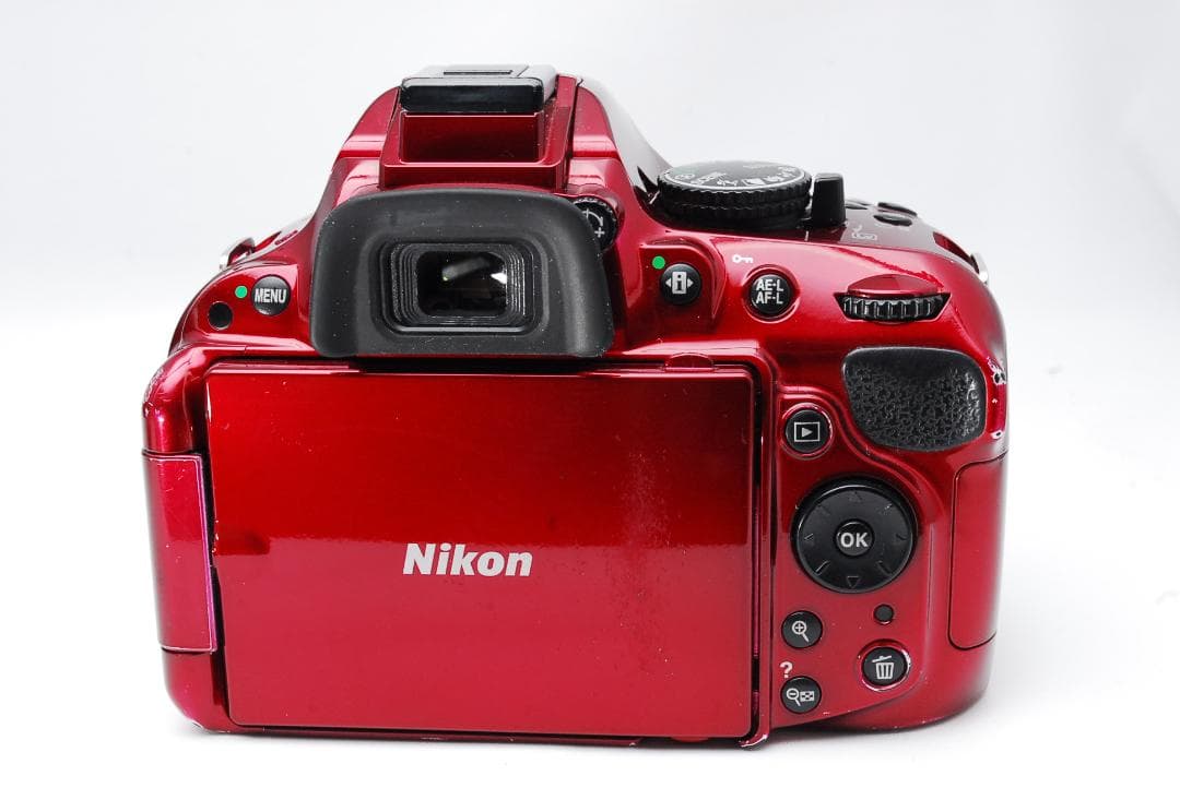 ♥ Nikon D5200 ♥スマホ転送♥希少色レッド♥ニコン♥