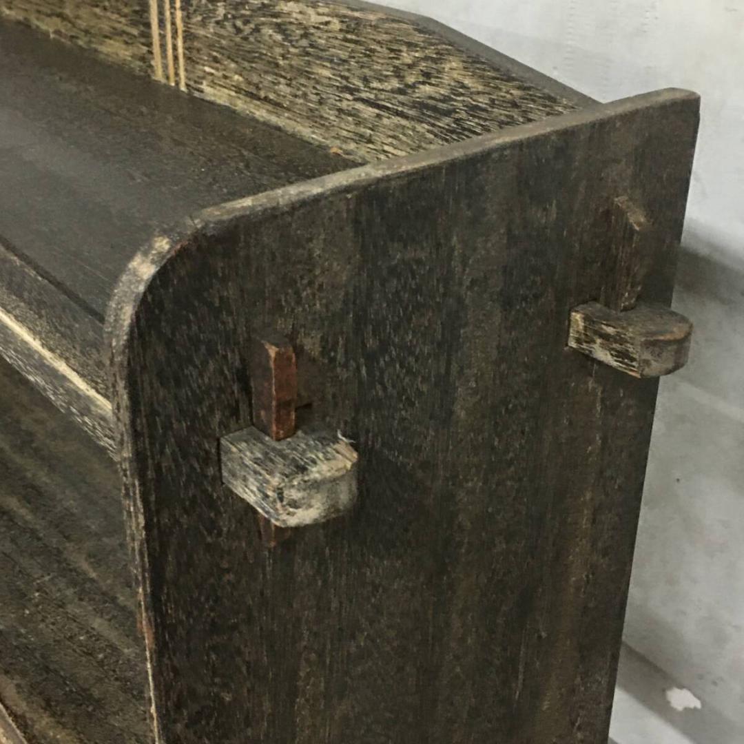 ヴィンテージ家具 くさびの本棚 5段 高さ約115㎝ 古道具 古家具