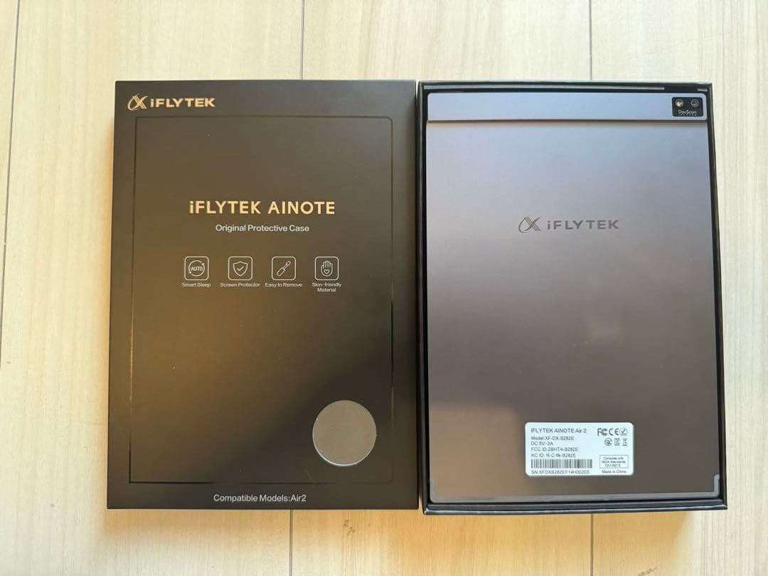 iFLYTEK AINOTE AIR2 +専用カバー(黒) [電子ペーパー]