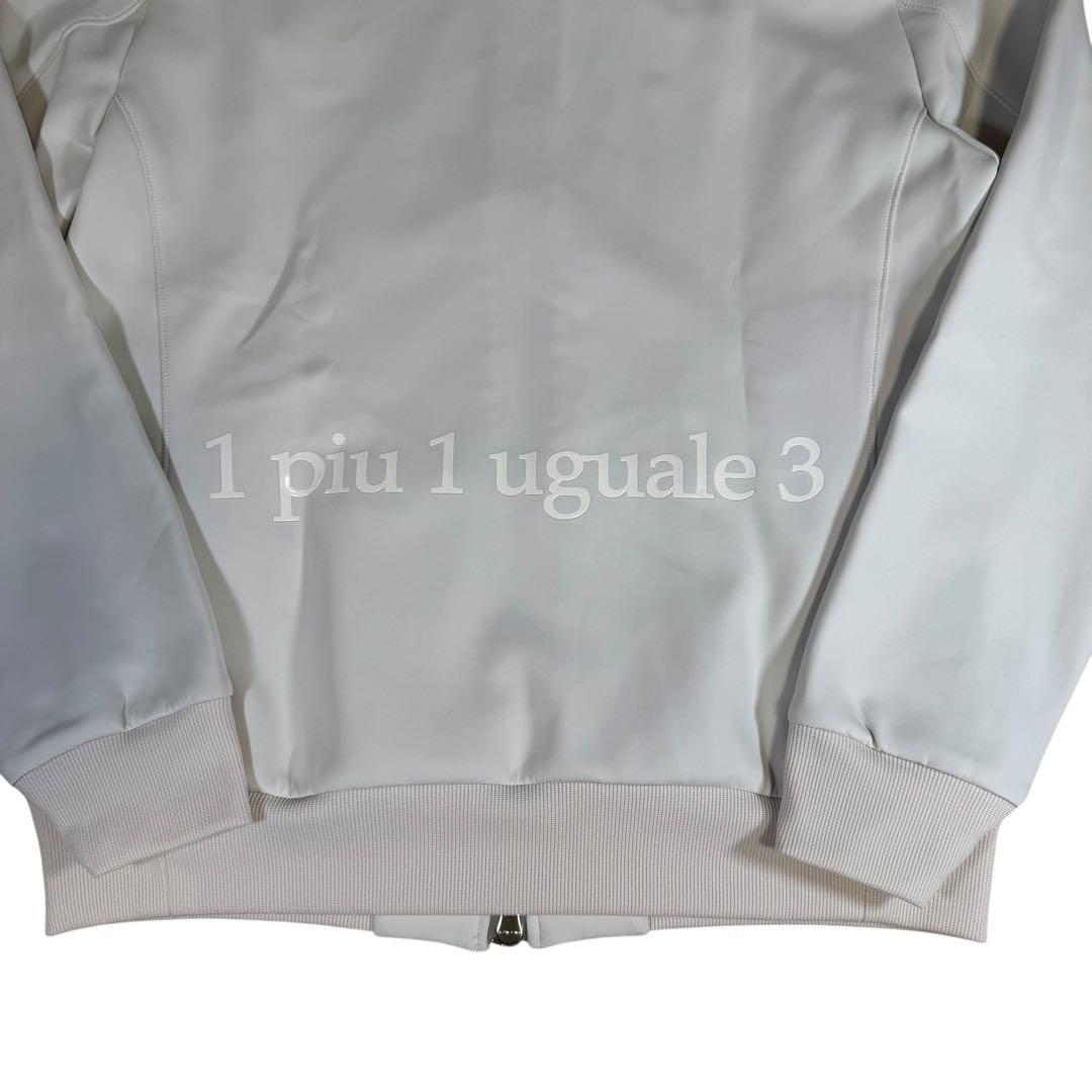 【美品】1piu1uguale3/バックロゴパーカー&リブパンツ/オフホワイト5