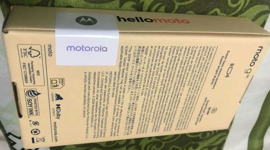 MOTOROLA moto g 05 本体 新品未開封　シムフリー