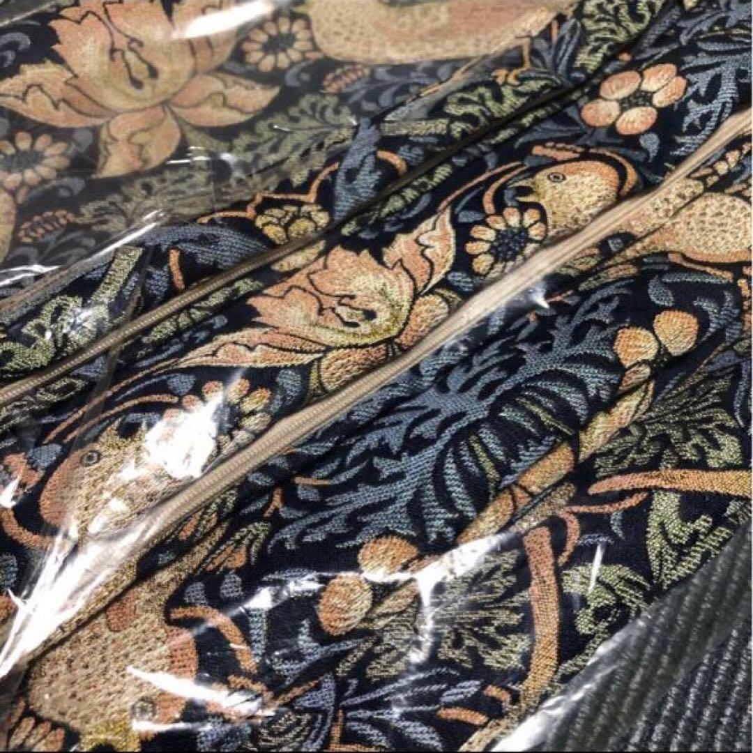 クッションカバー　2枚　川島織物セルコン　ウィリアムモリス　いちご泥棒　未開封