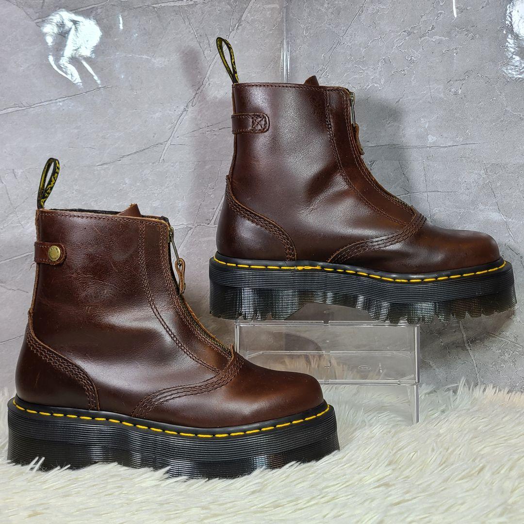 【Dr.Martens】JETTA　ジェッタ　フロントジップブーツ　ダブルソール