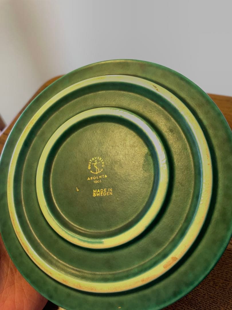 【50s】gustavsberg Argenta スウェーデン製 皿