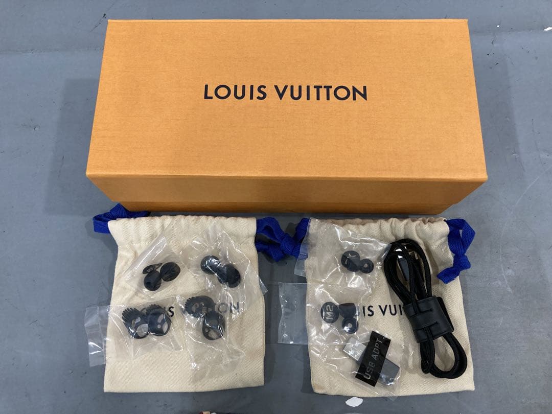 【ジャンク品】ルイヴィトン ワイヤレス イヤホン モノグラム LV ホライゾン