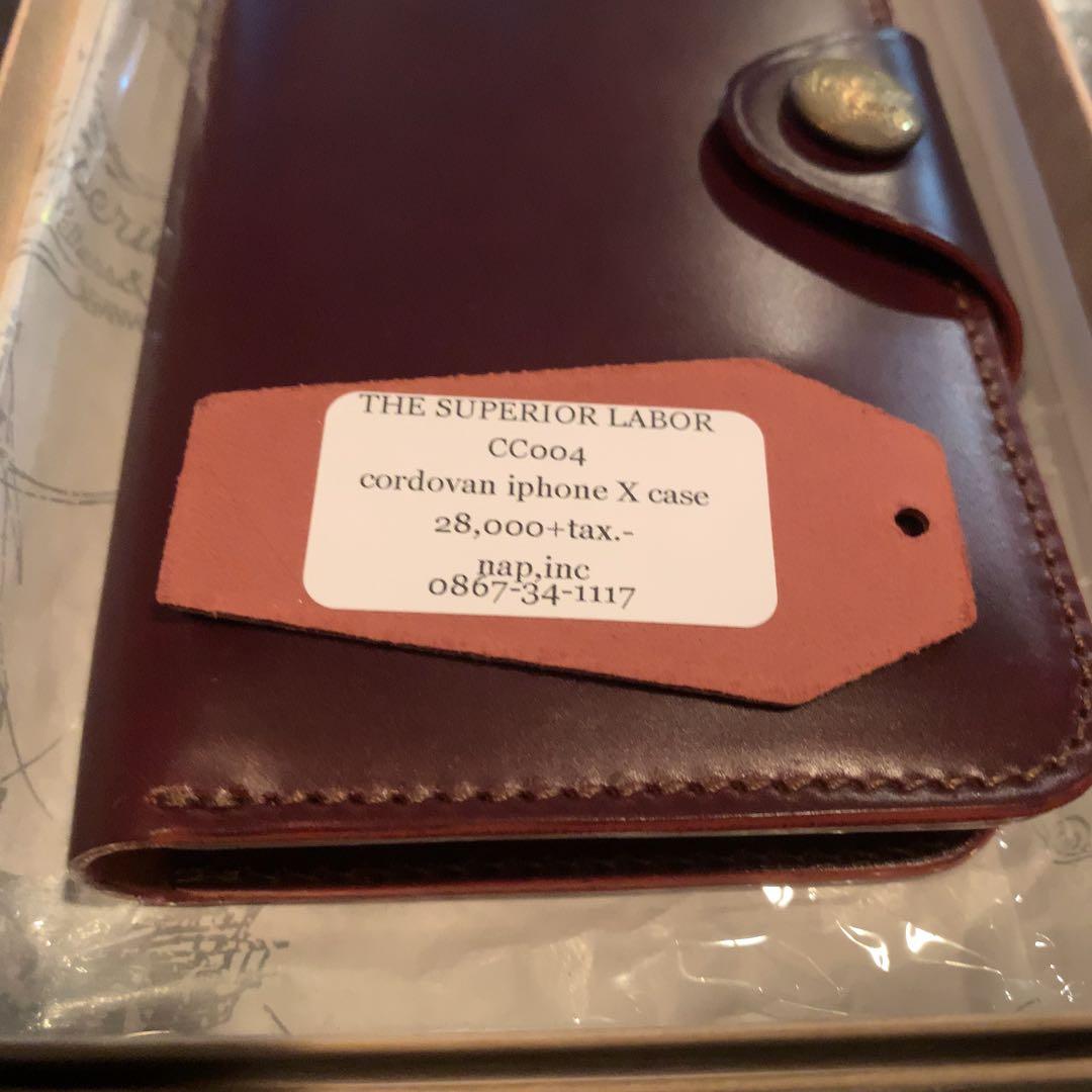新品箱入りSUPERIOR LABORシュペリオールレイバーiPhoneXケース
