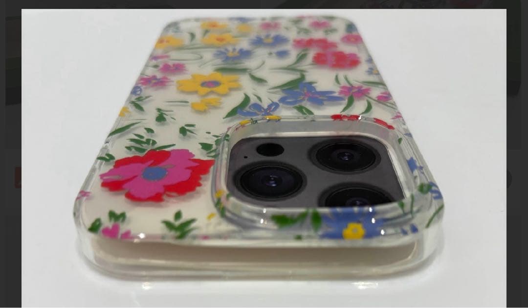 KATE SPADE iPhone14Proスマホリング付属 クリームマルチ1