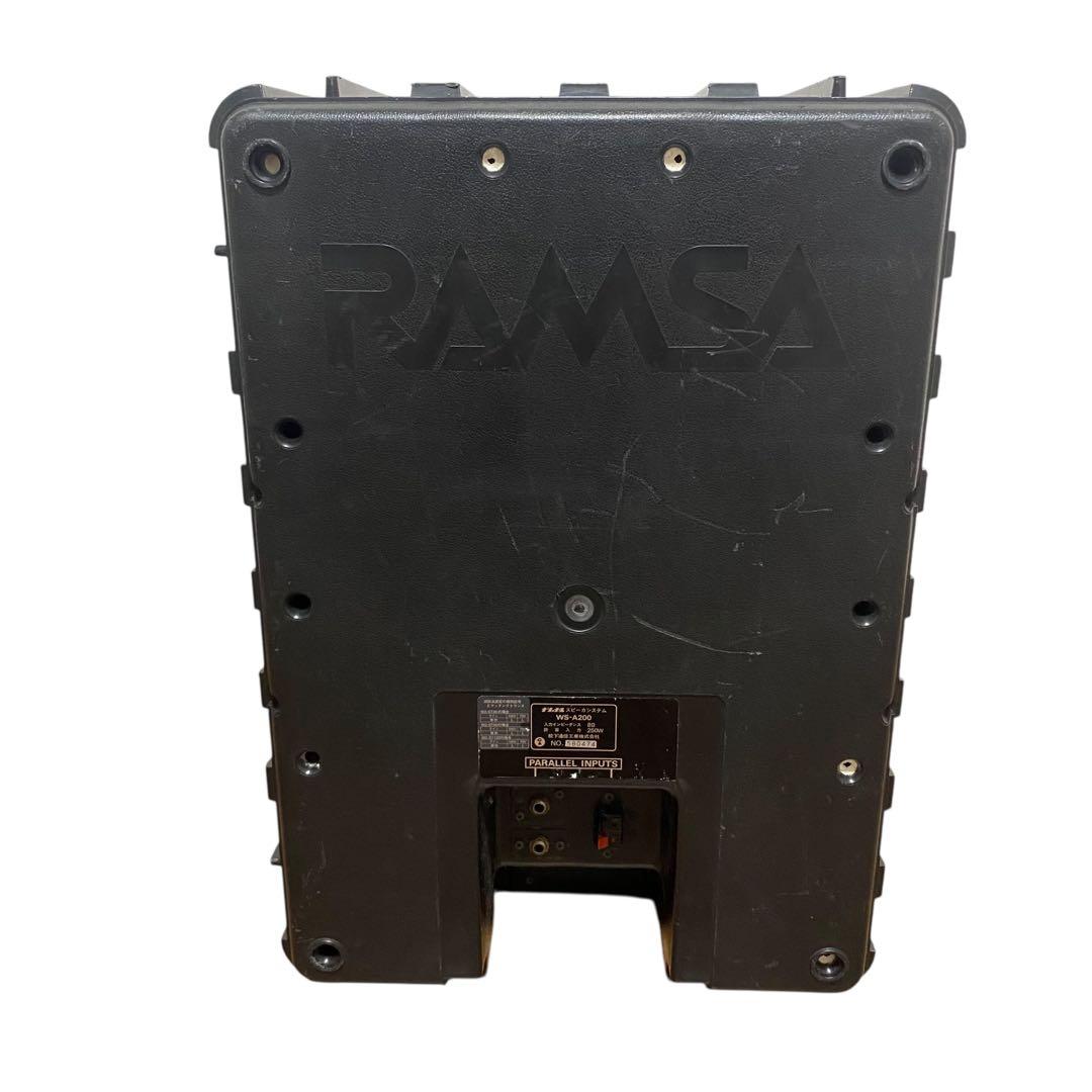【廃盤品】Panasonic WS-A200 スピーカー　ペア　RAMSA