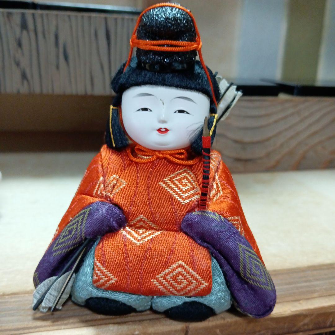 人間国宝　初代原米州作　雛人形　木目込み人形　昭和レトロ　ケース付き