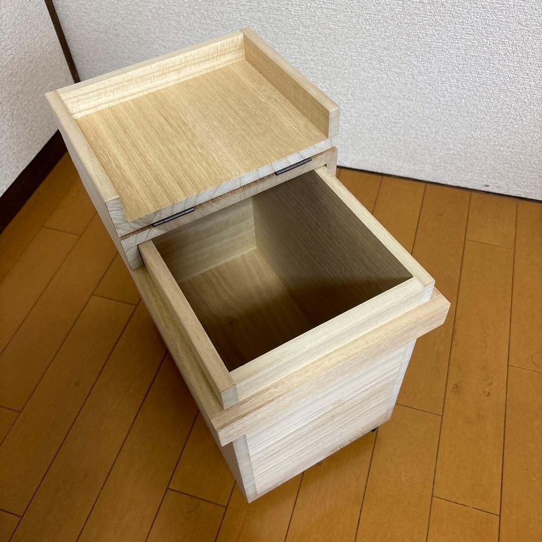 ※柴谷幸子※未使用品　山一　桐の米びつ 約10kg用