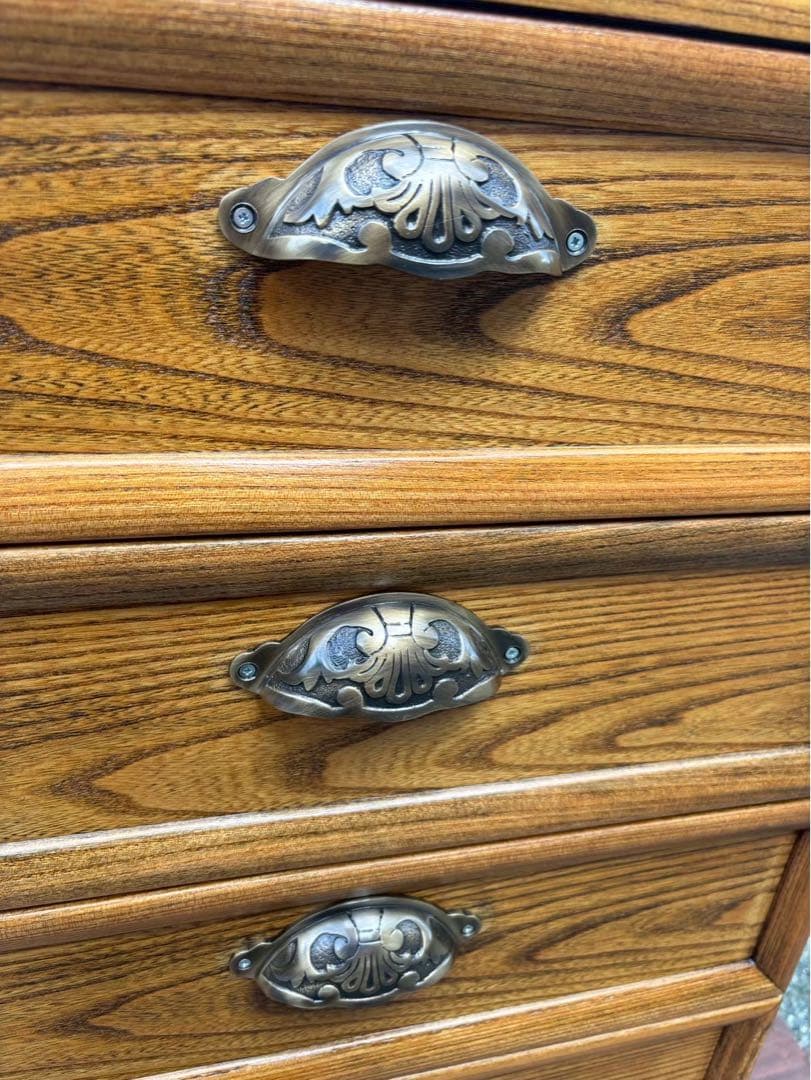 取手がレア！G PLAN 木製 5段引き出しラック