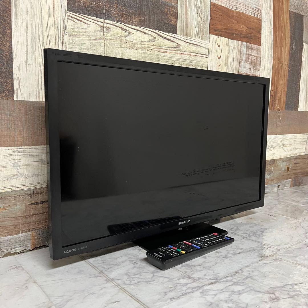 即日受渡❣️全国送料込半年前購入SHARP24V型外付HDD対応・裏番組録画対応