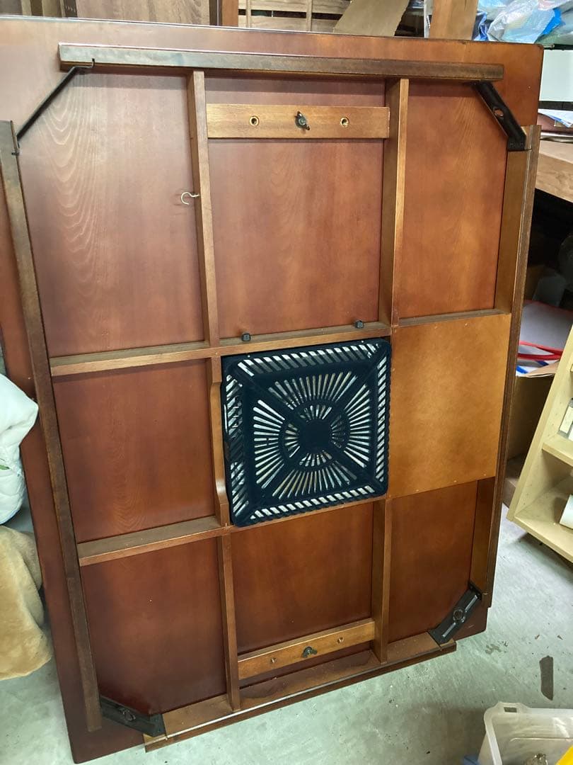 ユ*タ様 木製 国内生産品 家具調コタツ ダークブラウン　幅約120cm 奥行約