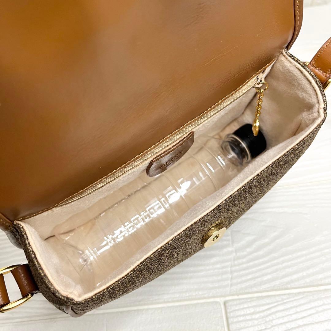 【希少性】✨極美品✨☘️GUCCI☘️✨ショルダーバッグ✨キャンバスレザー✨