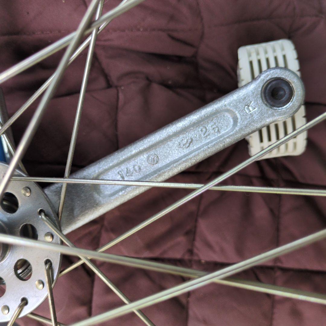 MIYATA　一輪車　青　フラミンゴ　ミヤタ　24インチ ブルーカラー　②