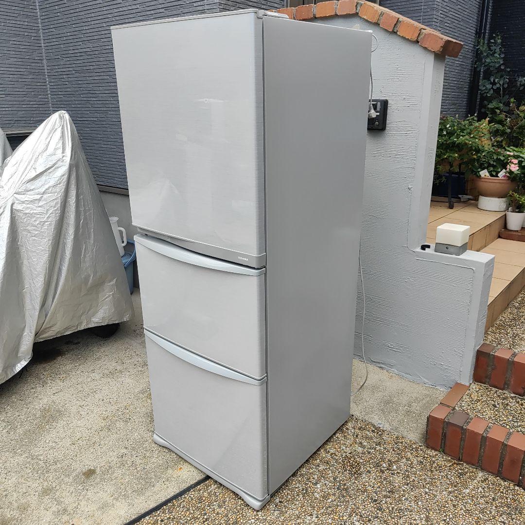 【I'll Nana】TOSHIBA 340L冷蔵庫 GR-E34N-SS