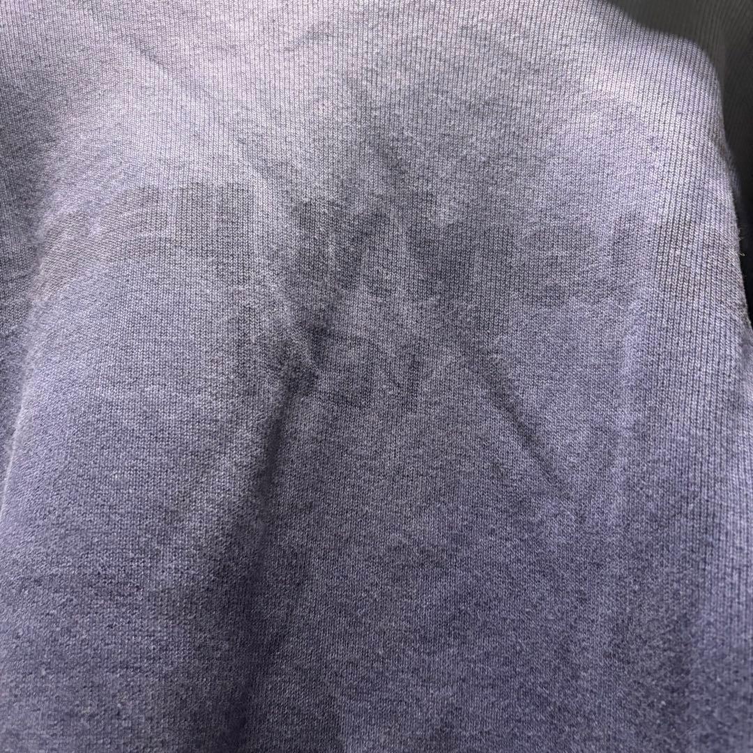 80s 筆タグ　ISSEY MIYAKE スウェット　バックロゴ　ネイビー