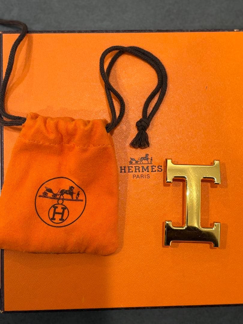 【中古品】HERMES ブラックベルト