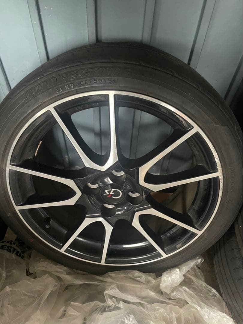 アクア GS 17インチ ホイール4本セット　195/45R17