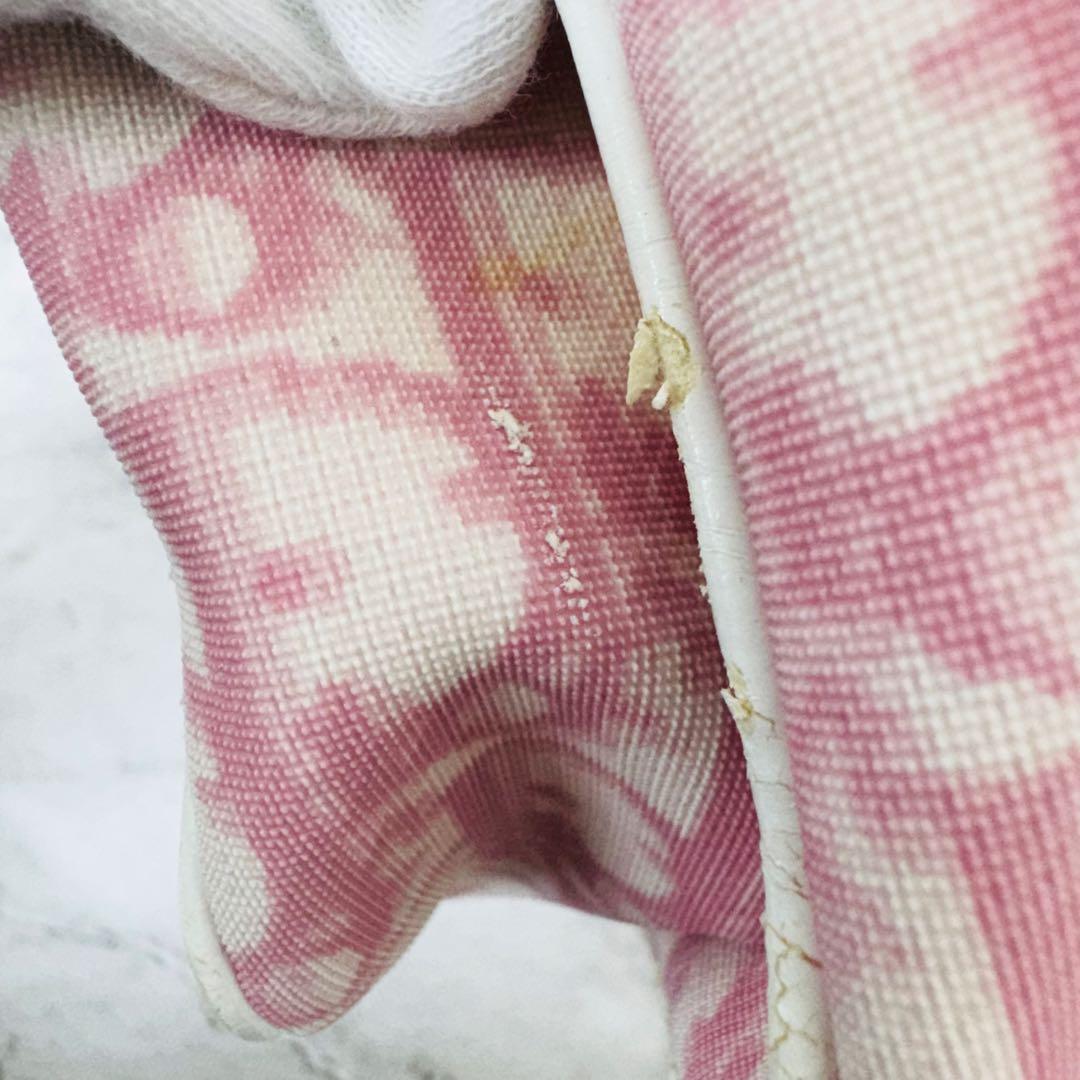 ✨Dior✨ディオール✨トロッター柄✨キャンバス✨ピンク✨ショルダーバッグ✨