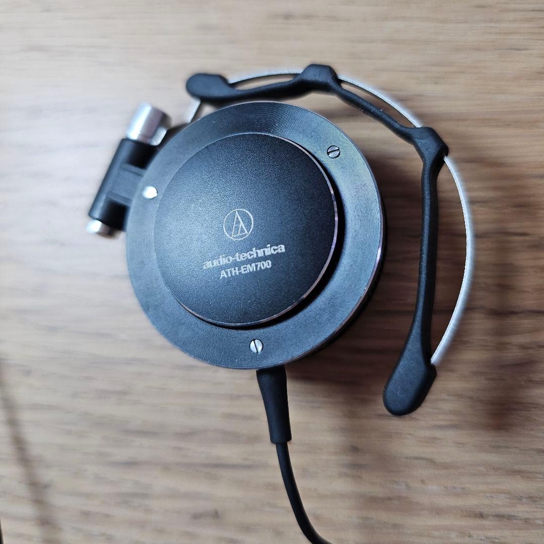 audio-technica ATH-EM700 ブラック 有線ヘッドホン
