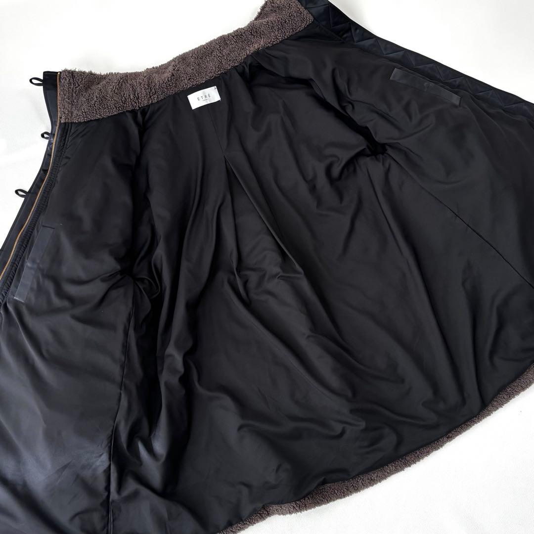 ETRE TOKYO エトレトウキョウ ミリタリーボアコート M 矢野未希子