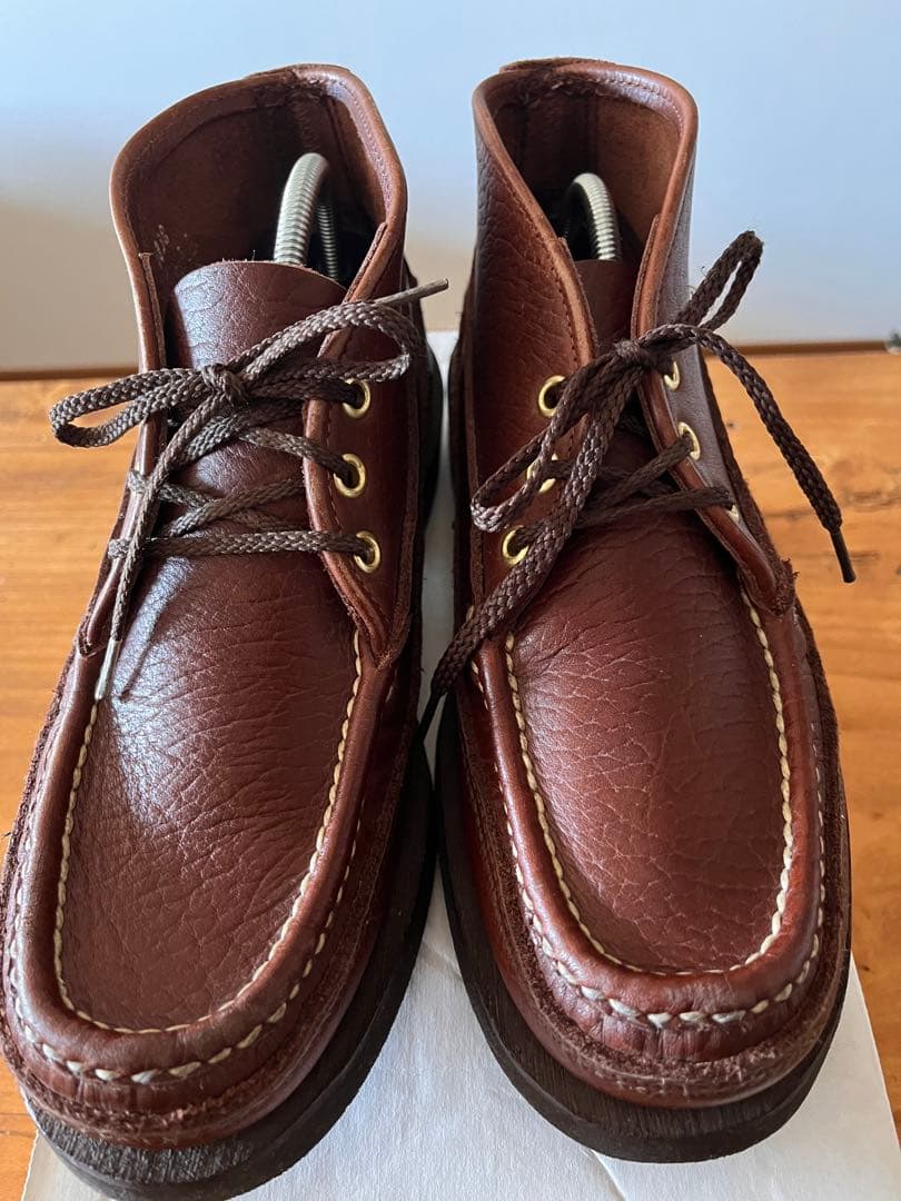 25cm 箱付 Russell Moccasin Chukka ビブラムソール