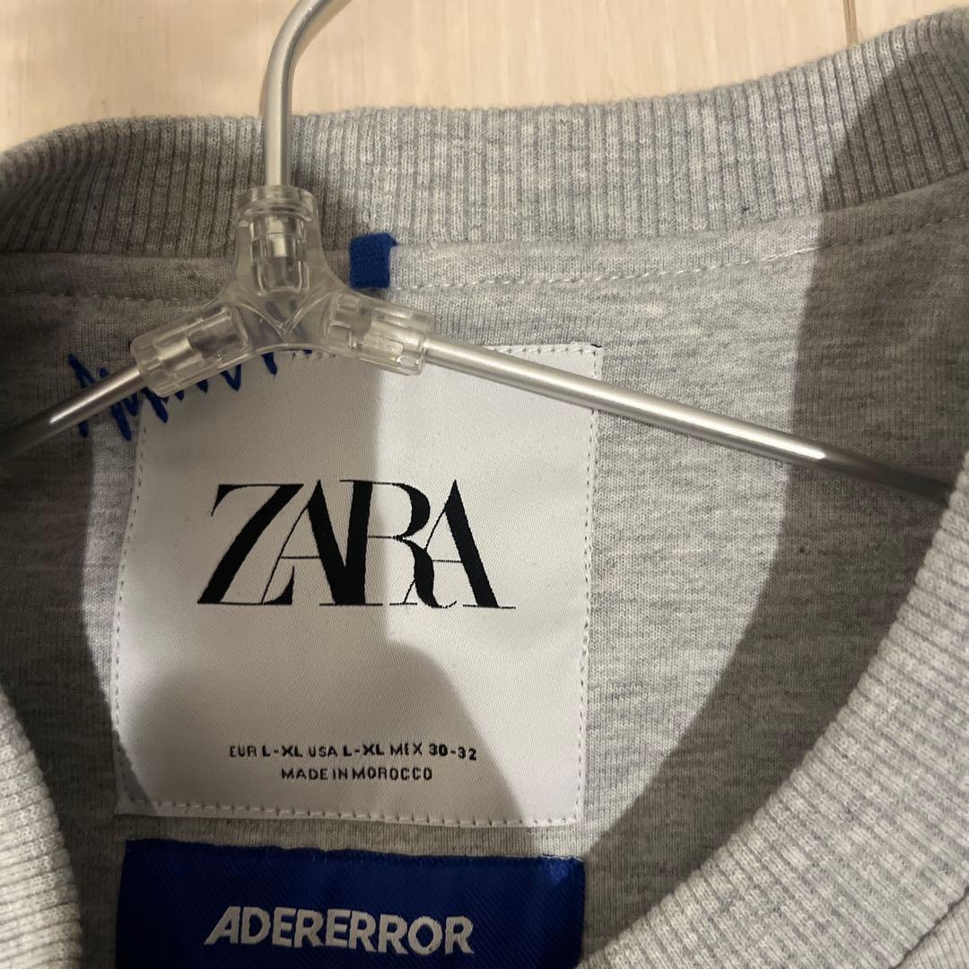 新品未使用ZARA ADERERROR グレー トレーナー Lサイズ