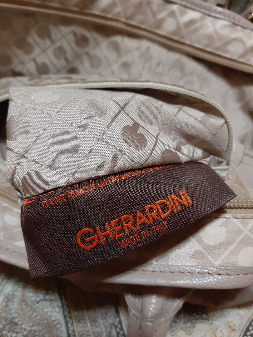 GHERARDINI SOFTY 本革コンビ/2way/斜め掛けショルダーバッグ